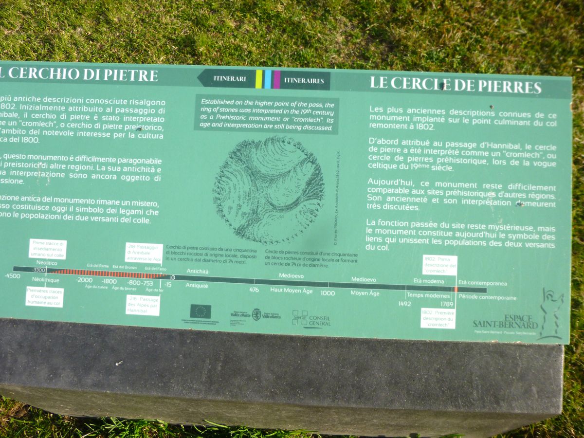 Col du Petit Saint-Bernard Le Cromlech