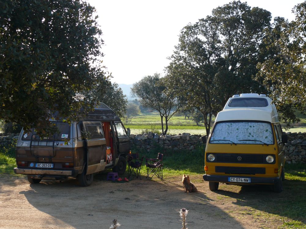 Bivouac plage de Lozari