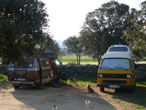 Bivouac plage de Lozari