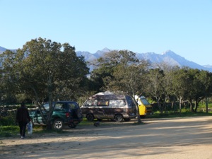 Bivouac plage de Lozari