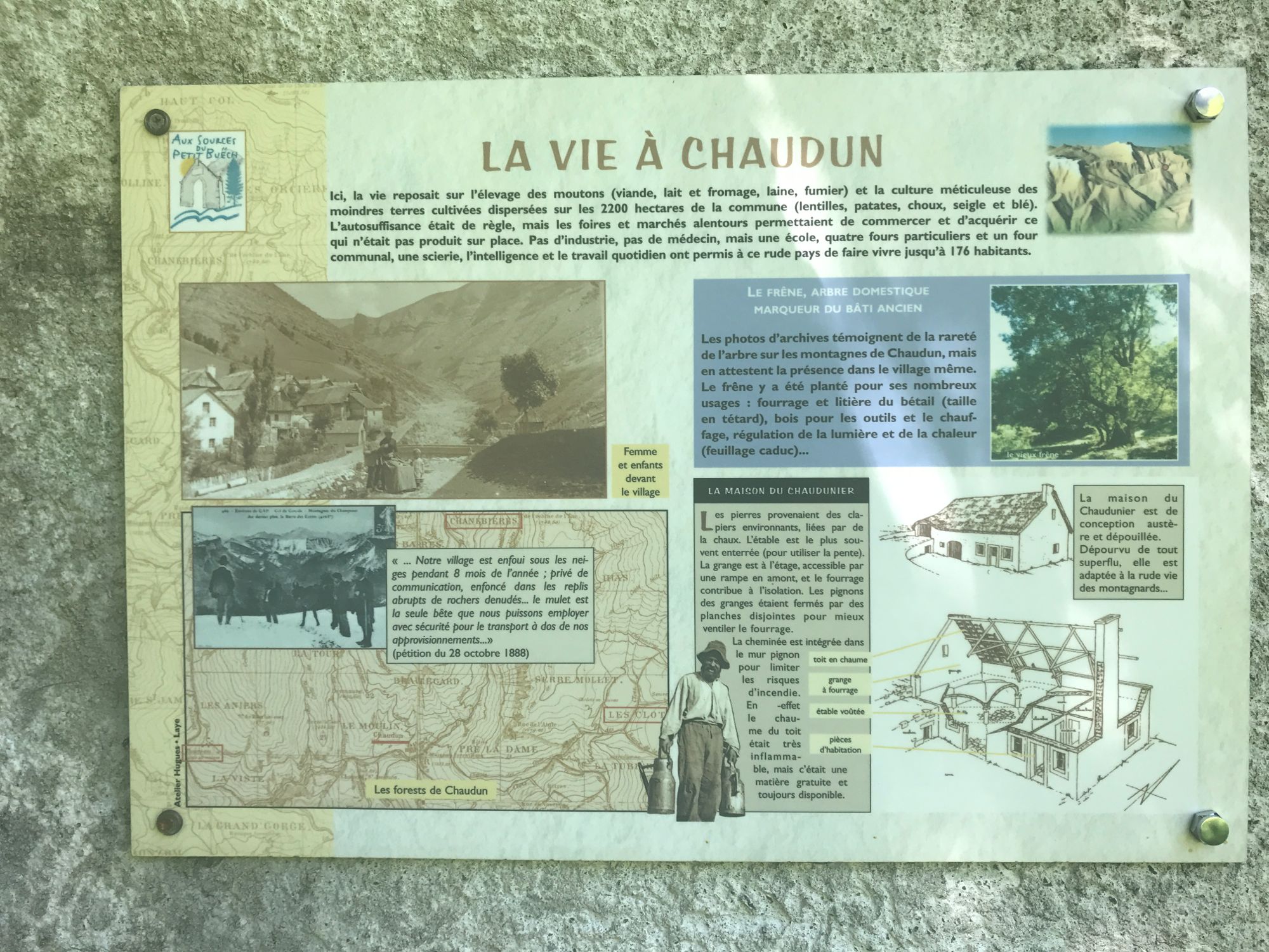 Col de Gleize. Rando vers Chaudun