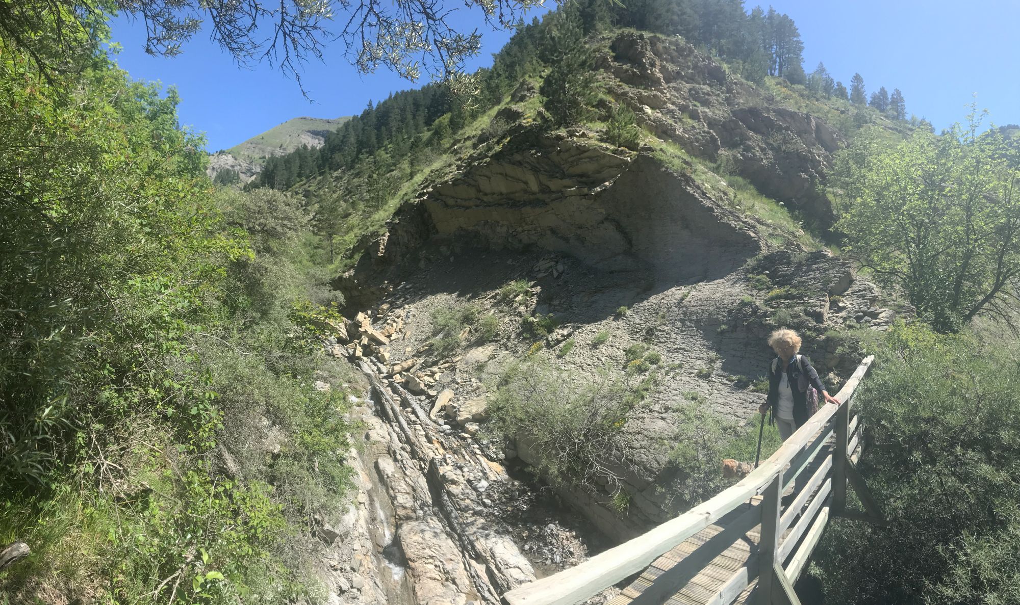 Col de Gleize. Rando de Chaudun, le long du Petit Buëch