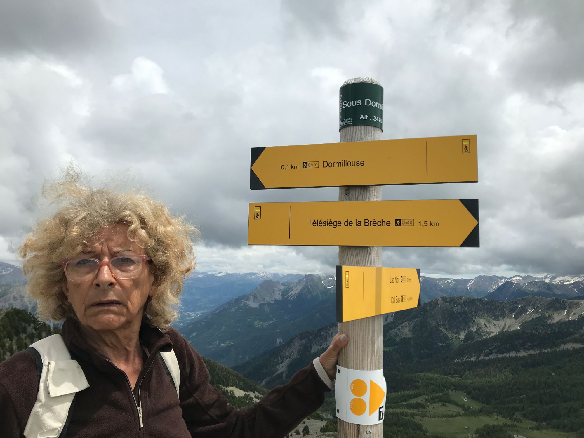 Col Bas, montée vers le fort de Dormillouse
