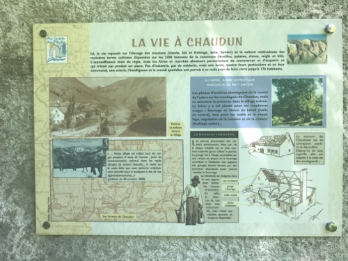 Col de Gleize. Rando vers Chaudun