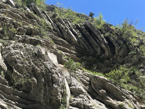 Col de Gleize. Rando de Chaudun, le long du Petit Buëch