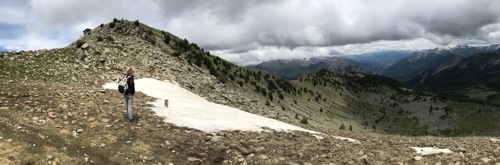 Col Bas, montée vers le fort de Dormillouse