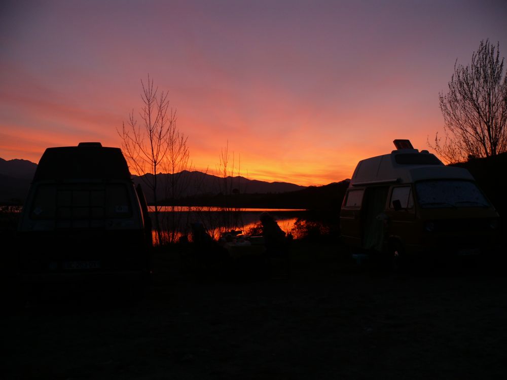 Bivouac barrage de Padula