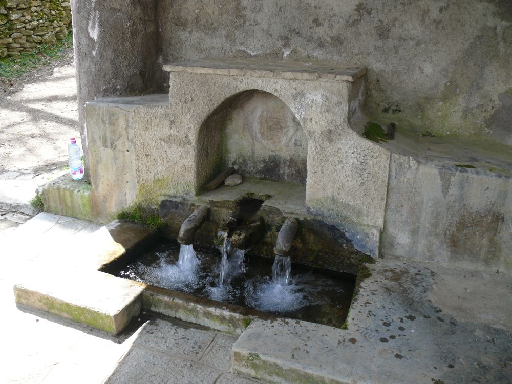Pique-nique fontaine d'Orezza