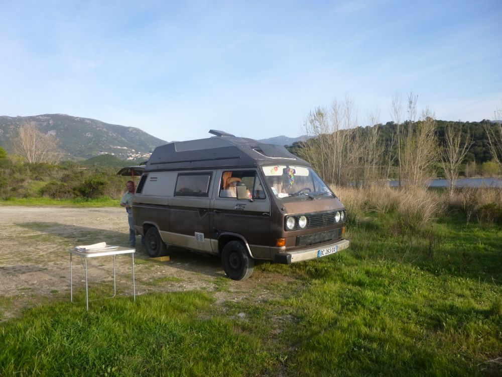 Bivouac barrage de Padula