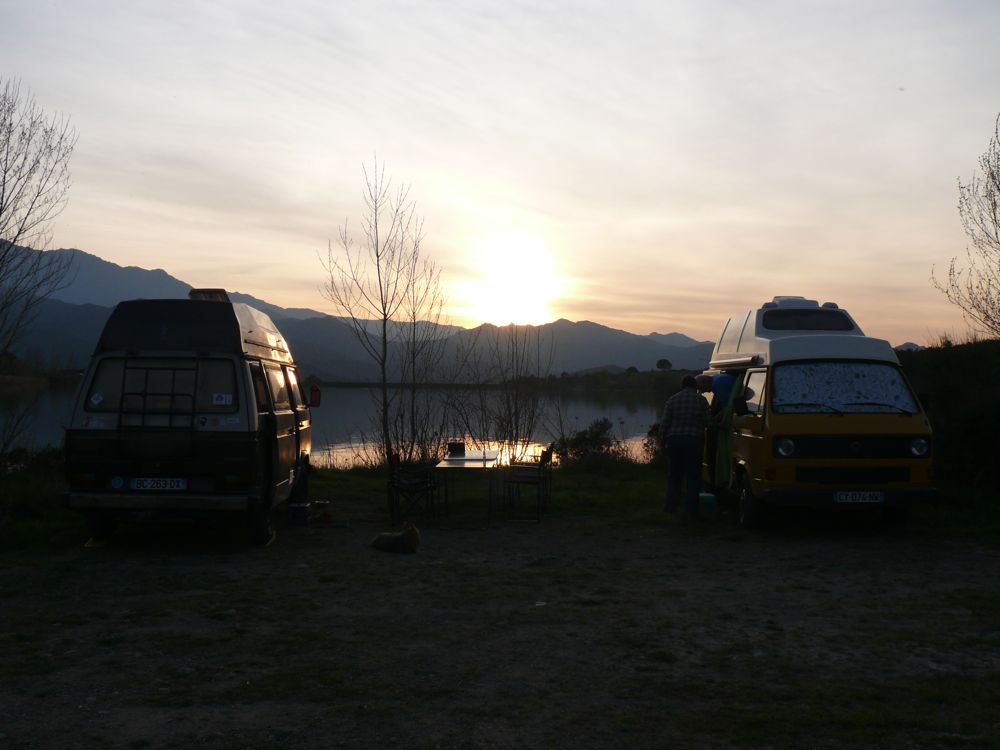 Bivouac barrage de Padula