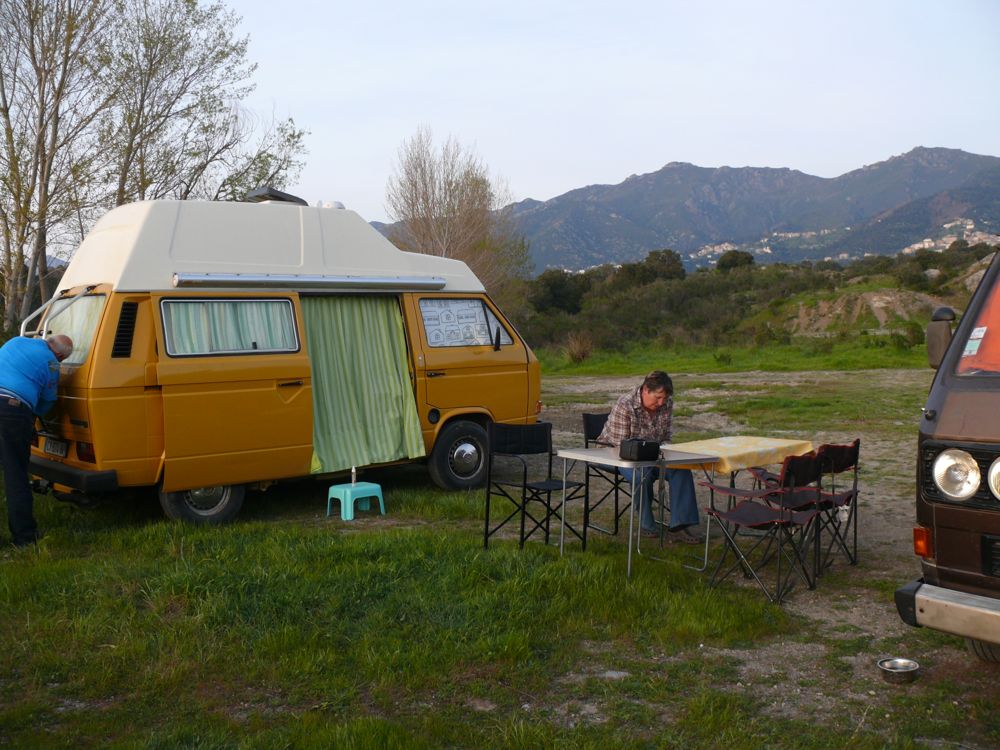 Bivouac barrage de Padula