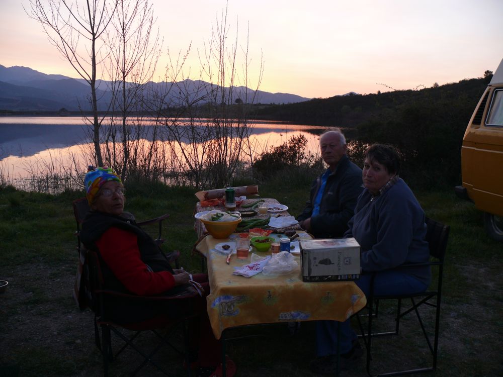 Bivouac barrage de Padula