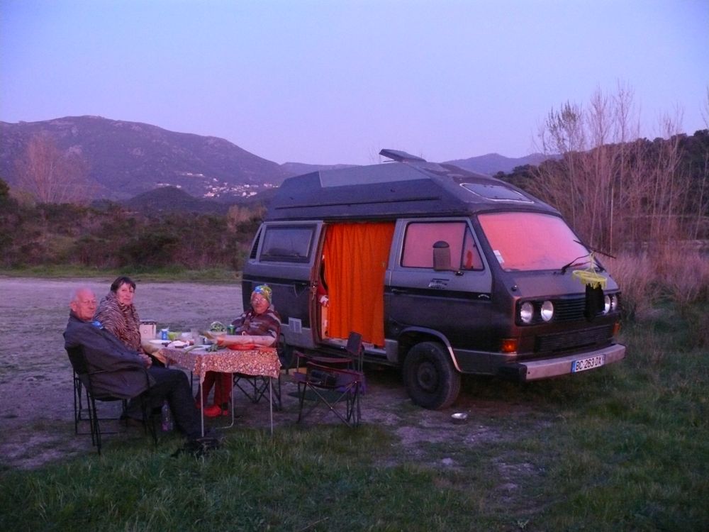 Bivouac barrage de Padula