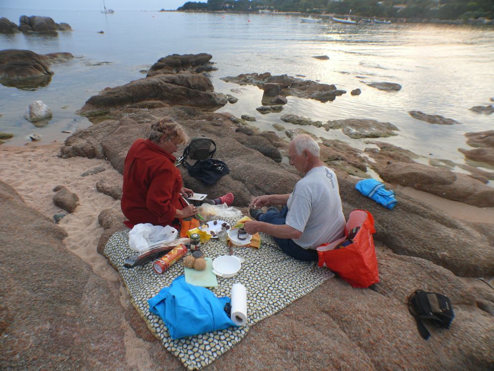 Bivouac presqu'ile d'Isolella